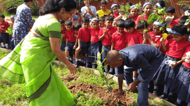 Tree Plantation Drive - Ryan International School, Kulai